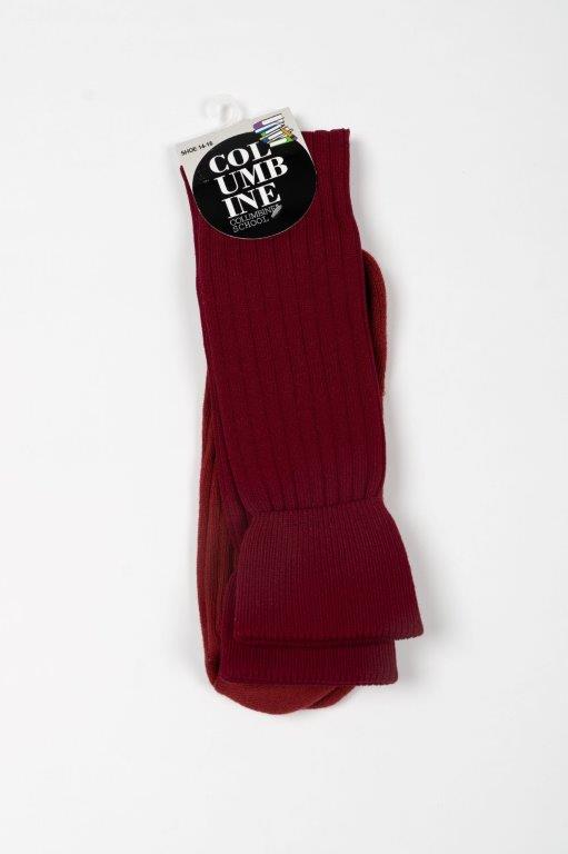 Maroon Socks