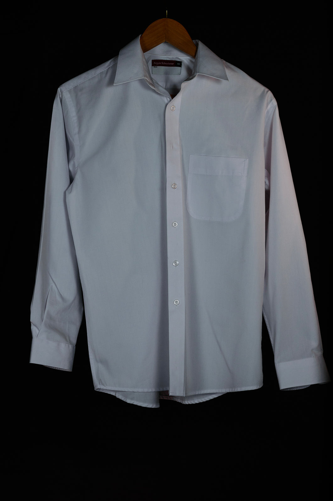 White Long Sleeve Formal Shirt